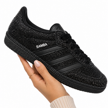 Adidas Samba - Triple Noir Brillant (Femme)