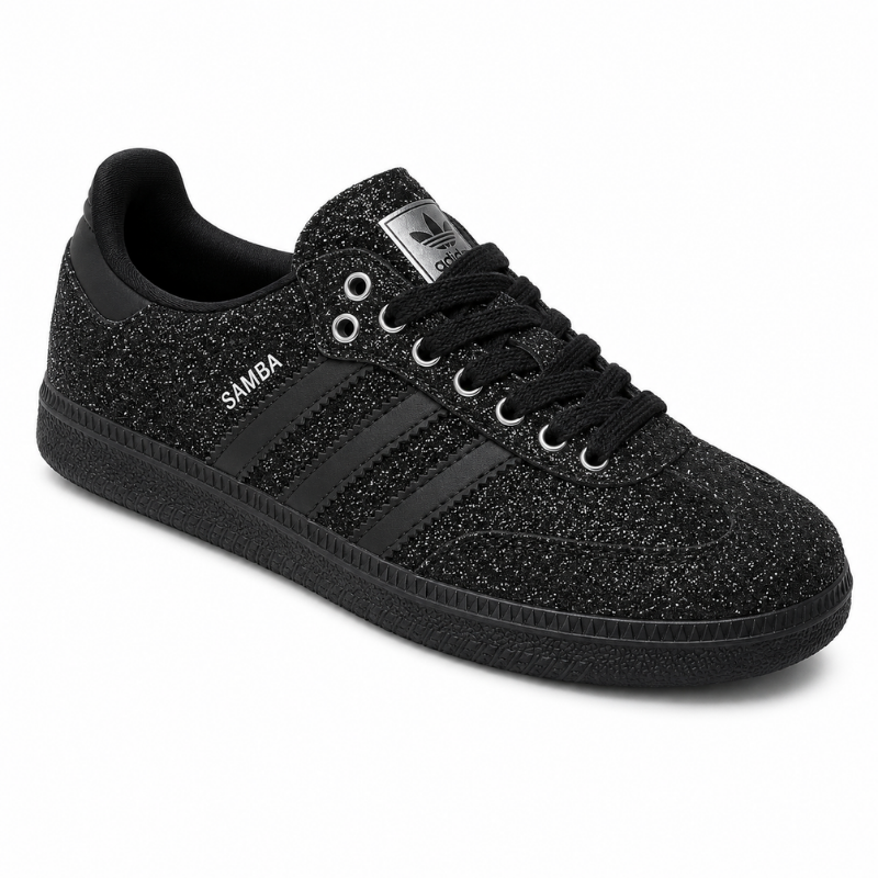 Adidas Samba - Triple Noir Brillant (Femme)