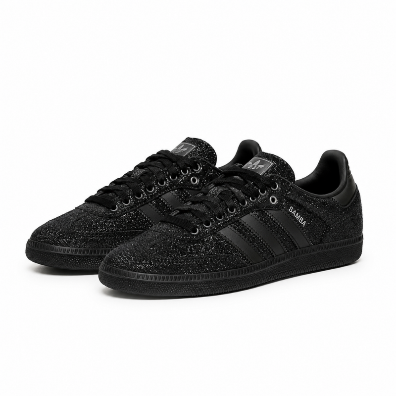 Adidas Samba - Triple Noir Brillant (Femme)