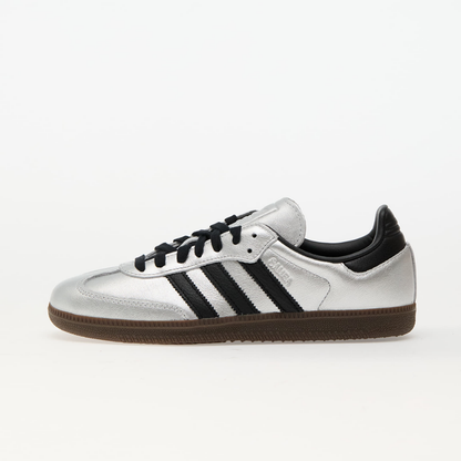 Adidas samba OG argent métallisé en cuir femme - Confortables et sans douleur à la marche