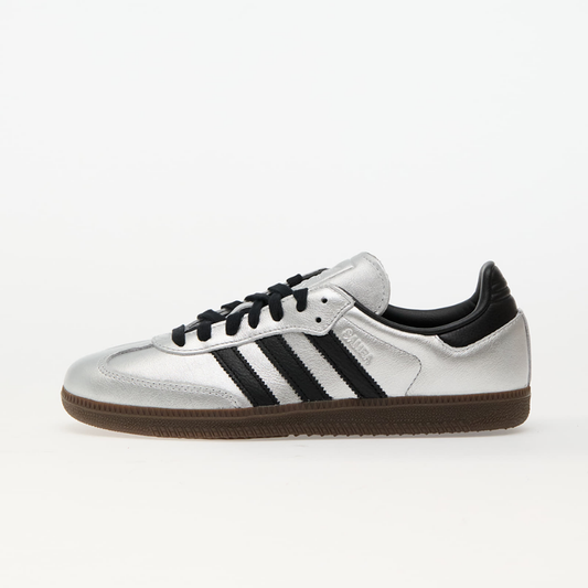 Adidas samba OG argent métallisé en cuir femme - Confortables et sans douleur à la marche