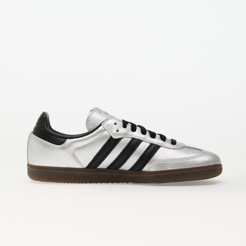 Adidas samba OG argent métallisé en cuir femme - Confortables et sans douleur à la marche