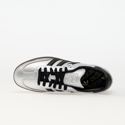 Adidas samba OG argent métallisé en cuir femme - Confortables et sans douleur à la marche