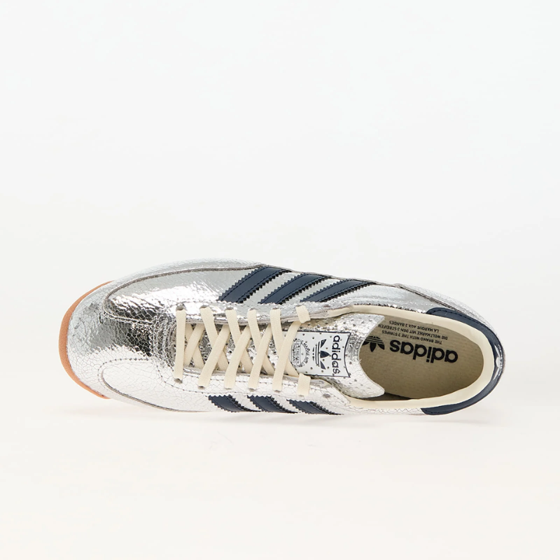 AD OG - Baskets Gris Métallisé Femme de haute qualité