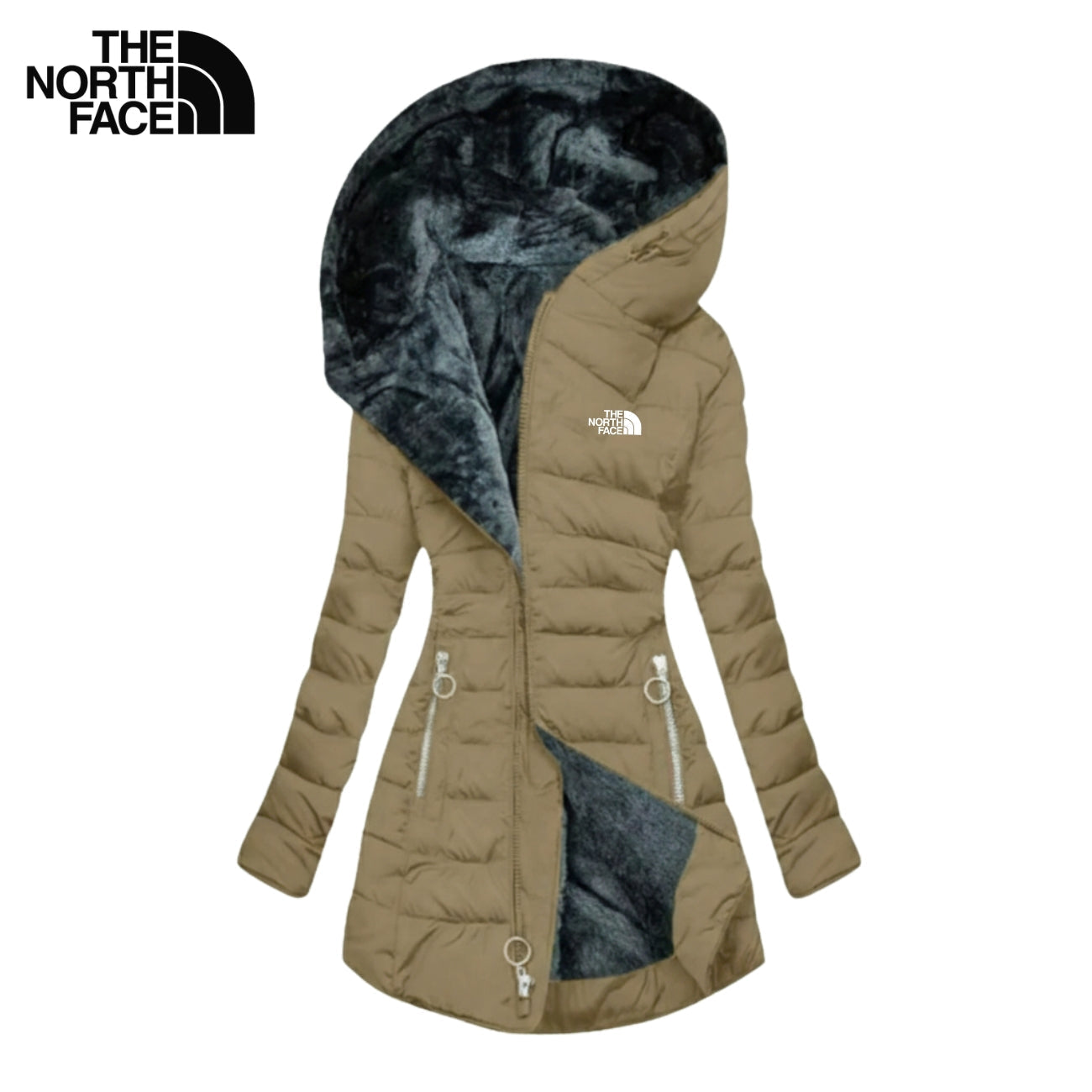 Hooded Faux-Fur Puffer Coat | Clearance Sale