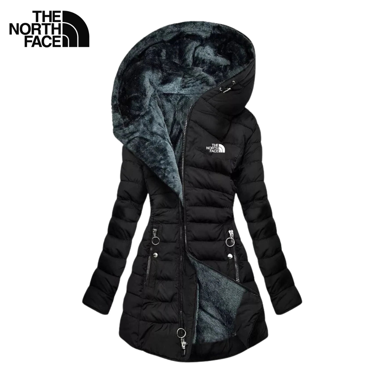 Hooded Faux-Fur Puffer Coat | Clearance Sale