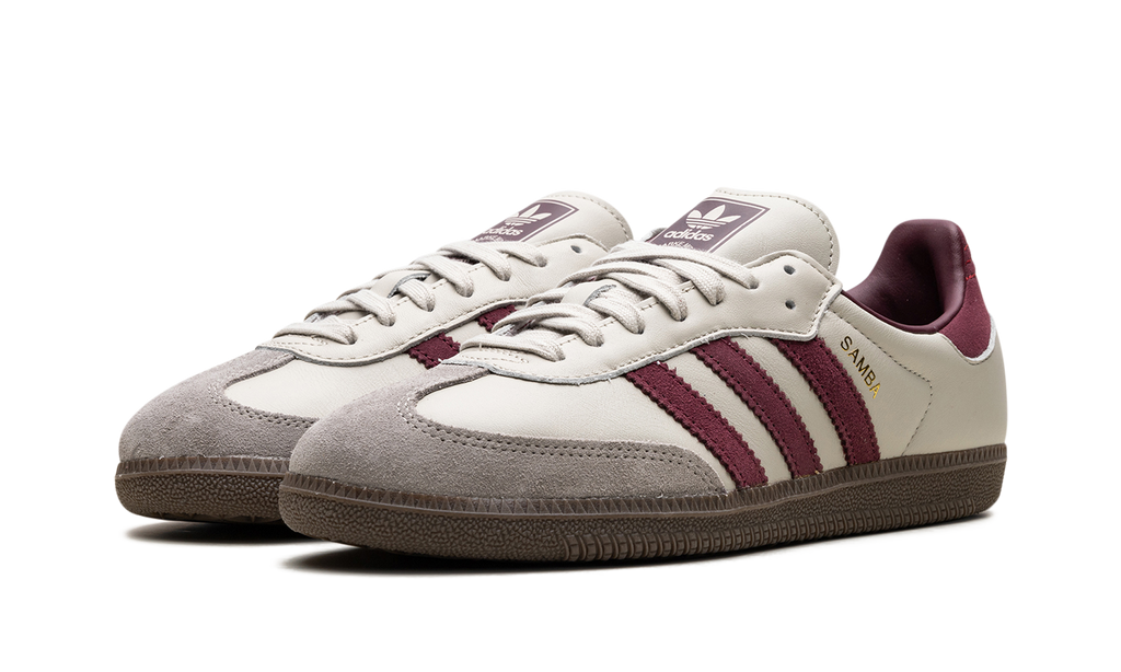 Adidas Samba Gris mastic Bordeaux