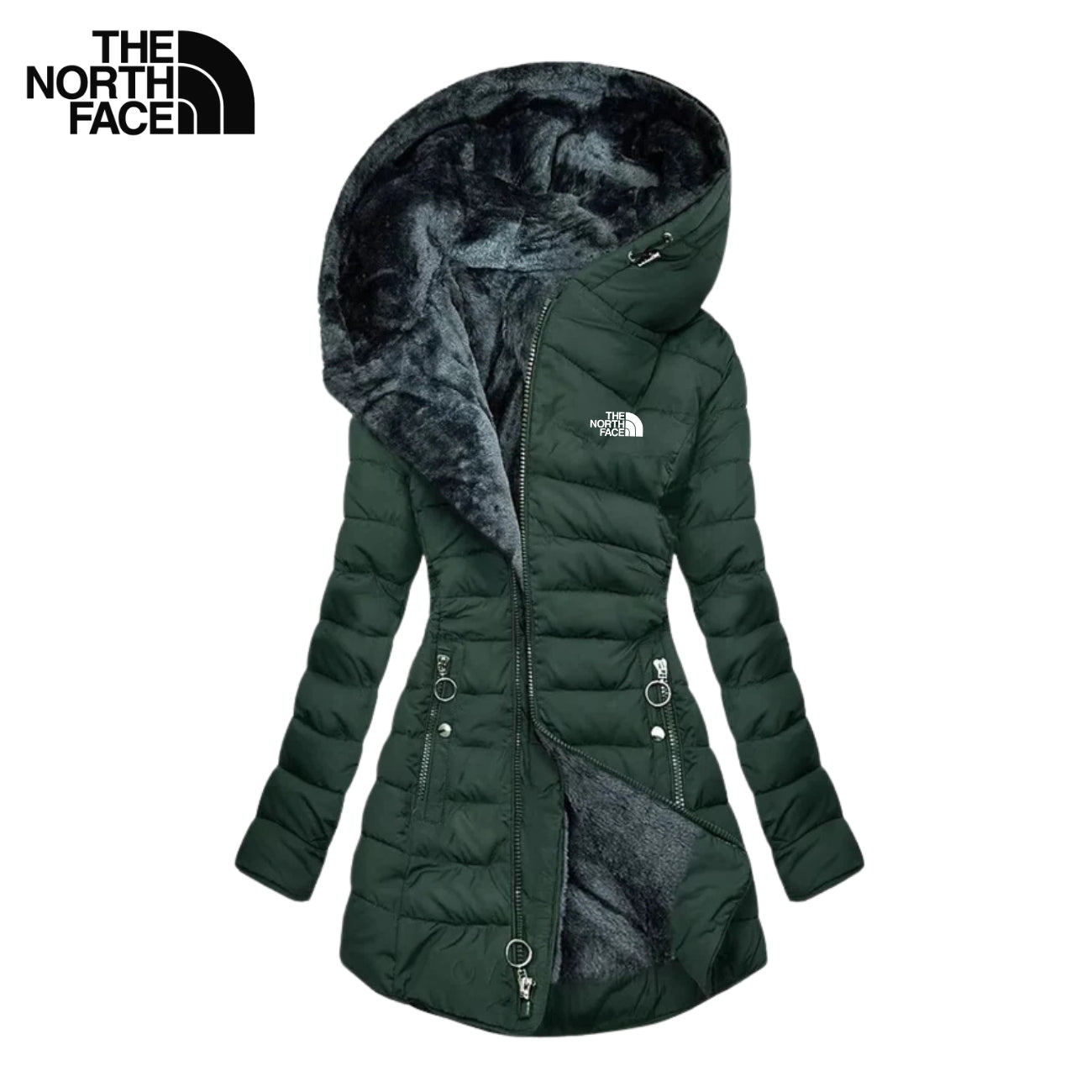 Hooded Faux-Fur Puffer Coat | Clearance Sale