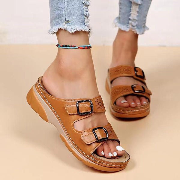 OrthoEase – Wide Toe Box Comfort Sandals For All day Walking