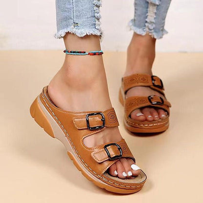 OrthoEase – Wide Toe Box Comfort Sandals For All day Walking
