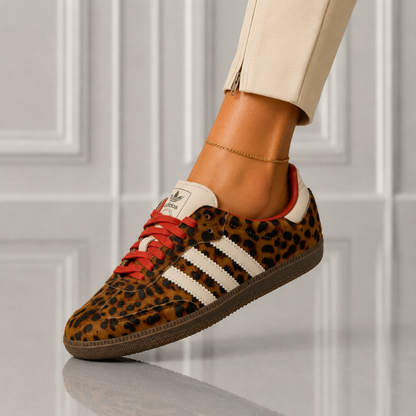Adidas Sambas OG Léopard Rouge