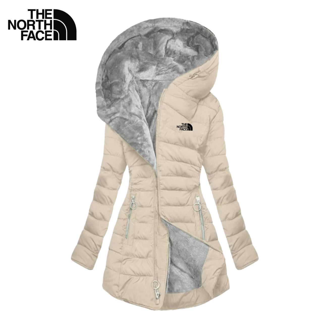 Hooded Faux-Fur Puffer Coat | Clearance Sale
