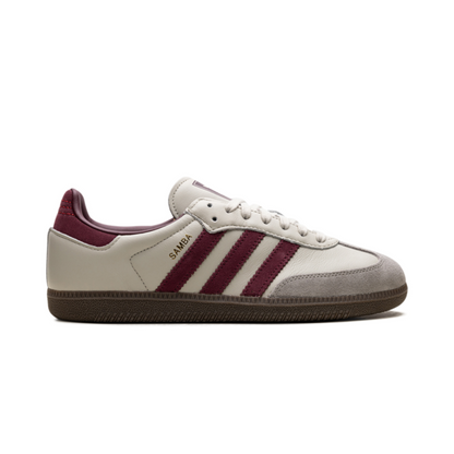 Adidas Samba Gris mastic Bordeaux
