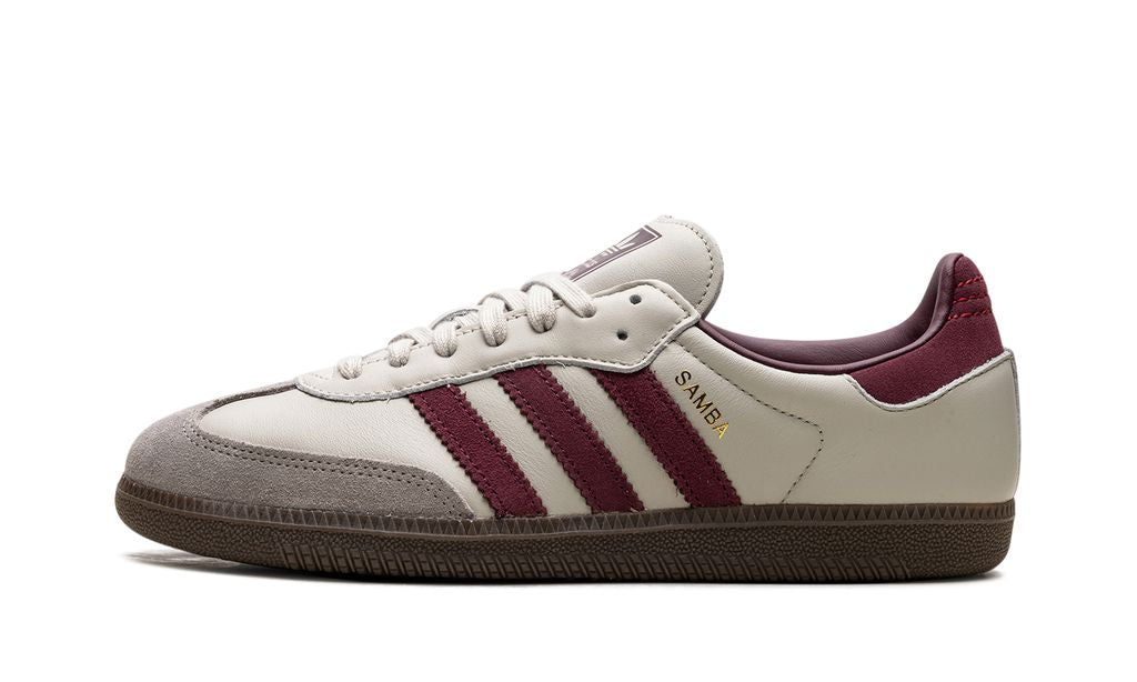 Adidas Samba Gris mastic Bordeaux
